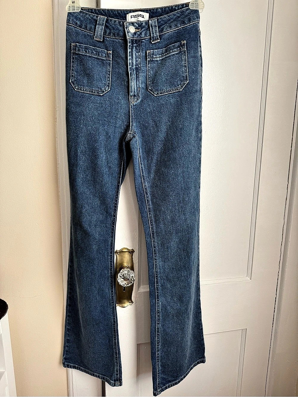 RSQ Women's Blue Flare Jeans